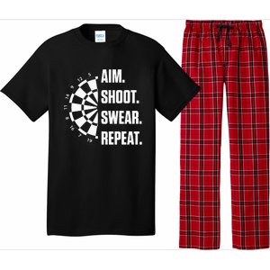 Darts Problems Dartboard Fun Hobby Dart Player Pajama Set