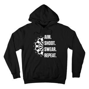 Darts Problems Dartboard Fun Hobby Dart Player Tall Hoodie