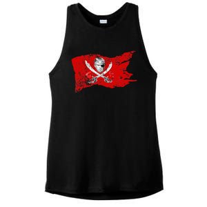 Dread Pirate Donald Trump Pirate 2024 Presidential Flag Ladies PosiCharge Tri-Blend Wicking Tank