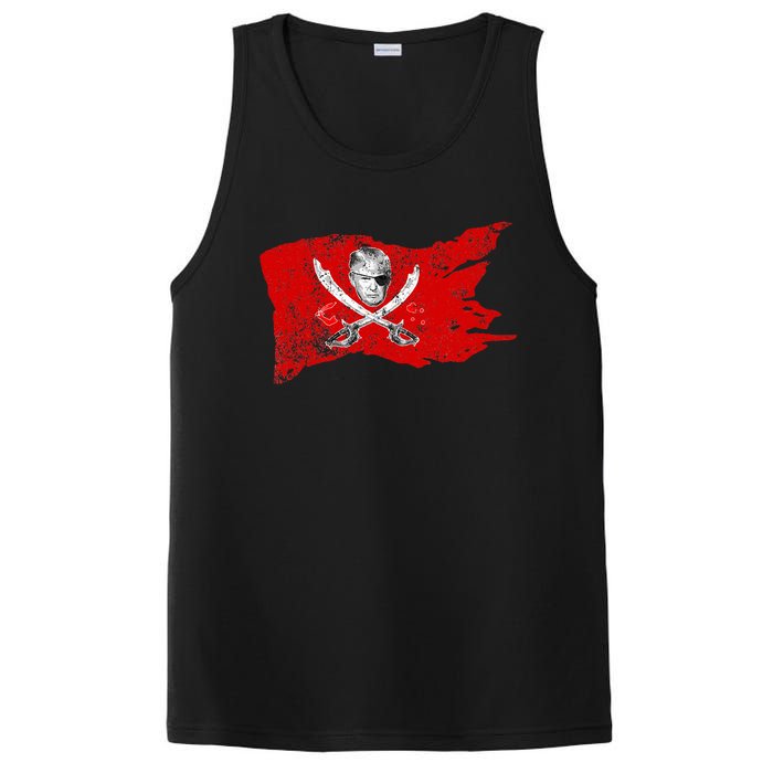 Dread Pirate Donald Trump Pirate 2024 Presidential Flag PosiCharge Competitor Tank