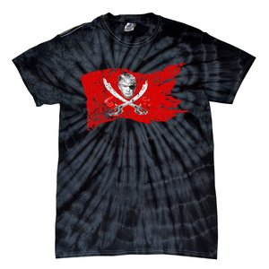 Dread Pirate Donald Trump Pirate 2024 Presidential Flag Tie-Dye T-Shirt