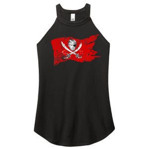 Dread Pirate Donald Trump Pirate 2024 Presidential Flag Women's Perfect Tri Rocker Tank