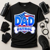 Dad Patrol Dog Cooling Performance Crew T-Shirt