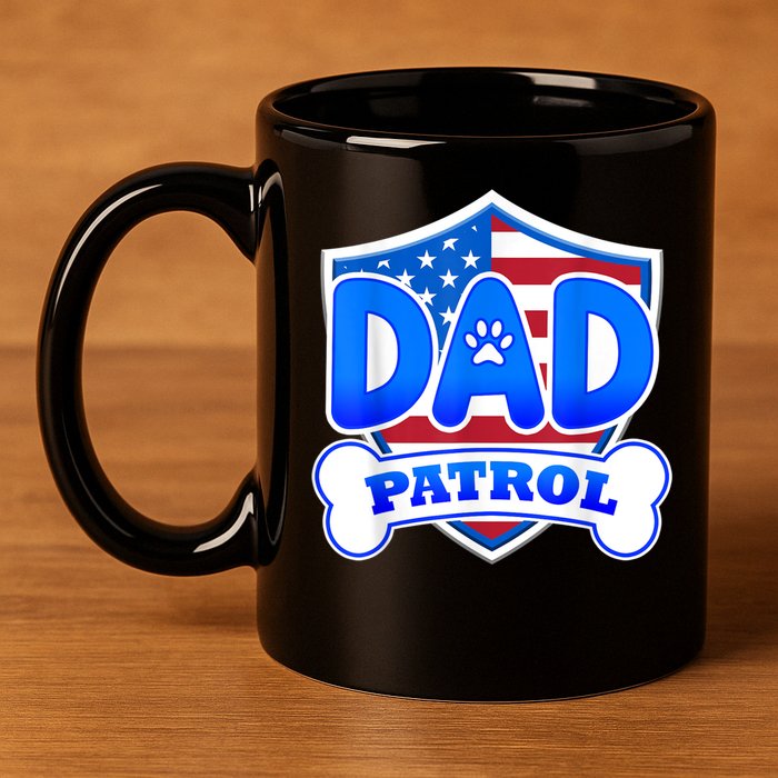 Dad Patrol Dog 11oz C Handle Ceramic Mug