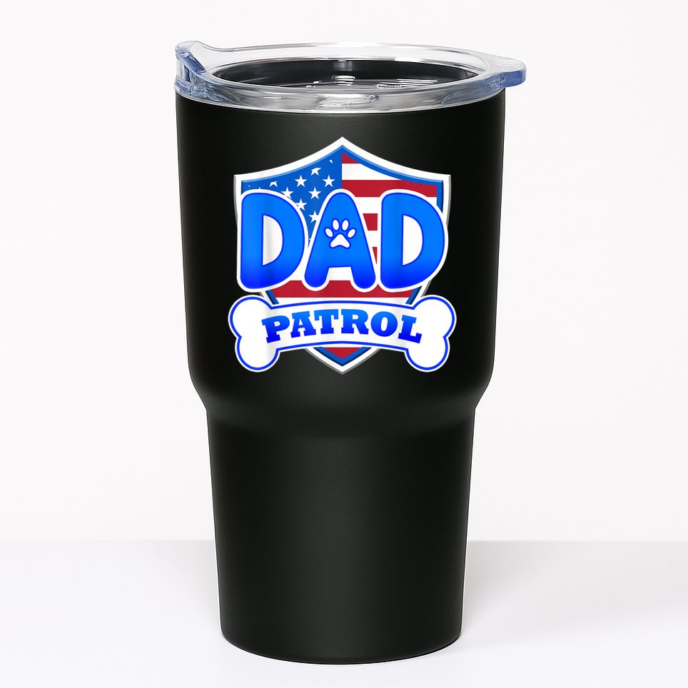 Dad Patrol Dog Tumbler