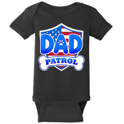 Dad Patrol Dog Baby Bodysuit