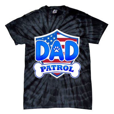 Dad Patrol Dog Tie-Dye T-Shirt