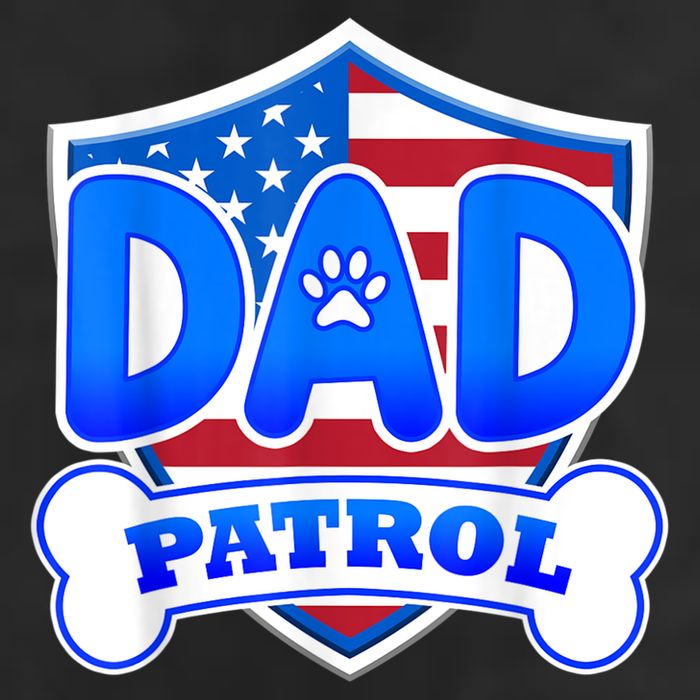 Dad Patrol Dog Golf Towel