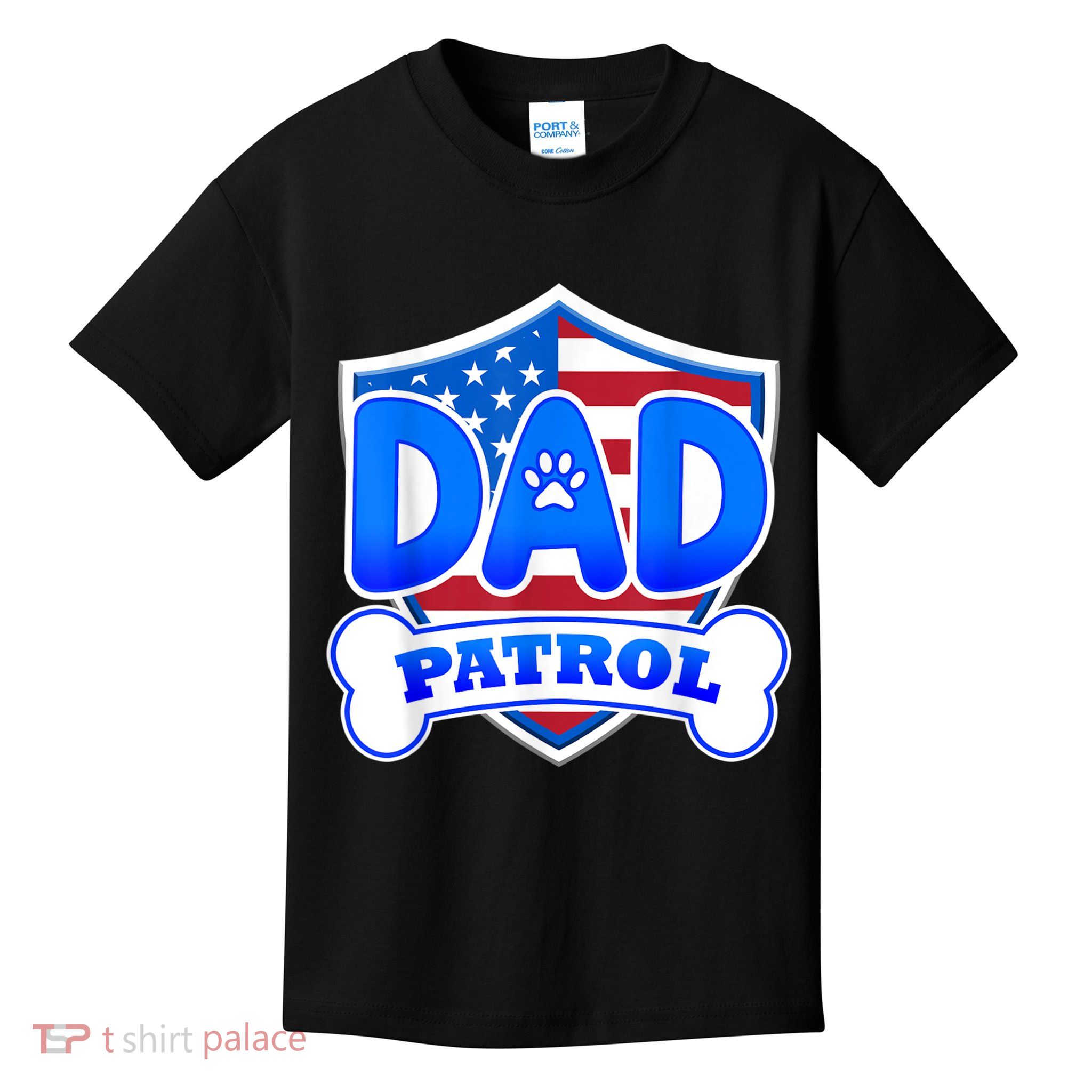 Dad Patrol Dog Kids T-Shirt