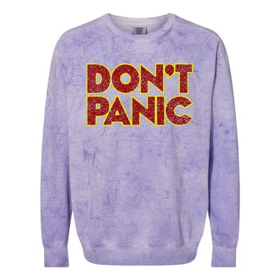 DonT Panic Colorblast Crewneck Sweatshirt