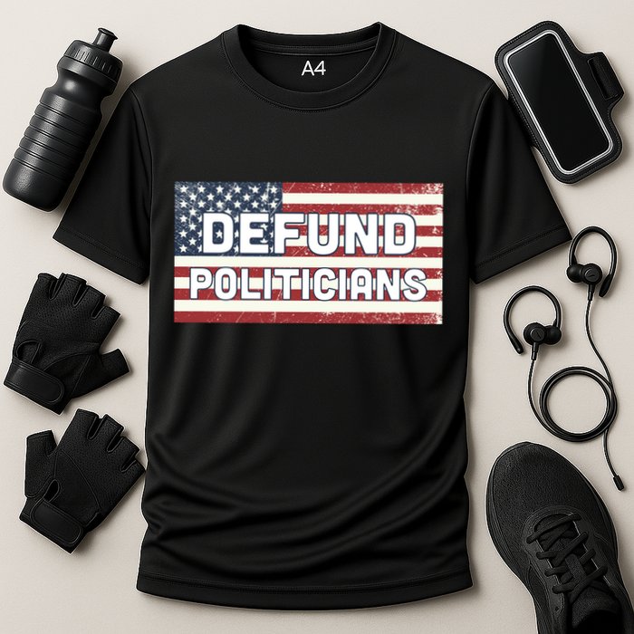 Defund Politicians Cooling Performance Crew T-Shirt