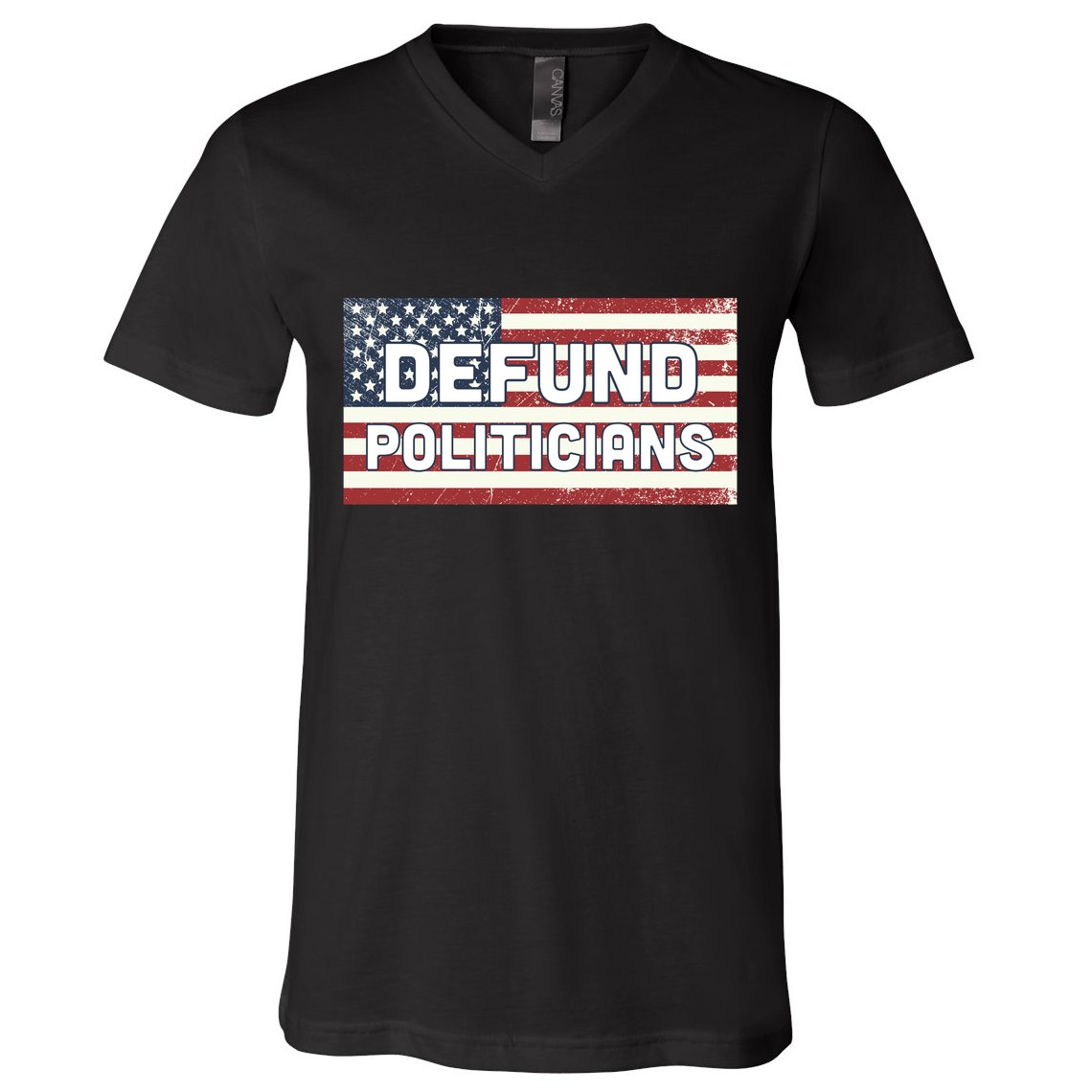 Defund Politicians V-Neck T-Shirt