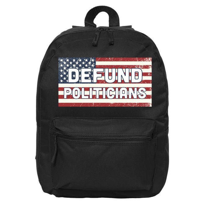 Defund Politicians 16 in Basic Backpack