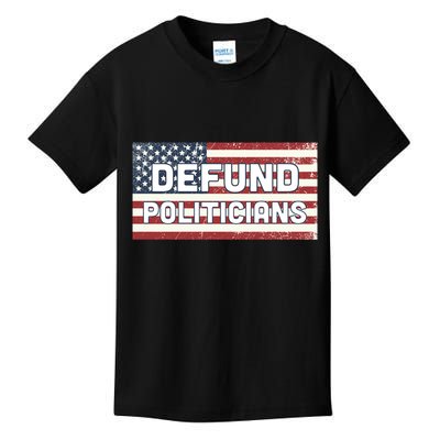 Defund Politicians Kids T-Shirt