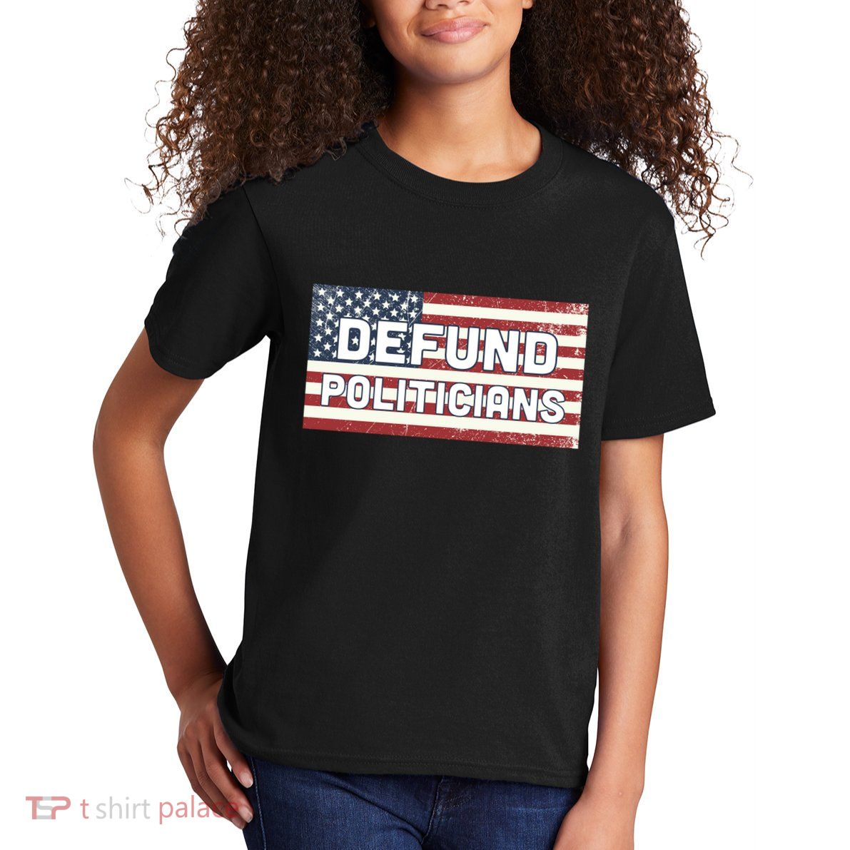 Defund Politicians Kids T-Shirt