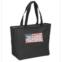 Defund Politicians Zip Tote Bag