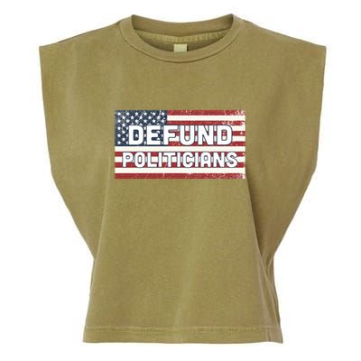 Defund Politicians Garment-Dyed Women's Muscle Tee