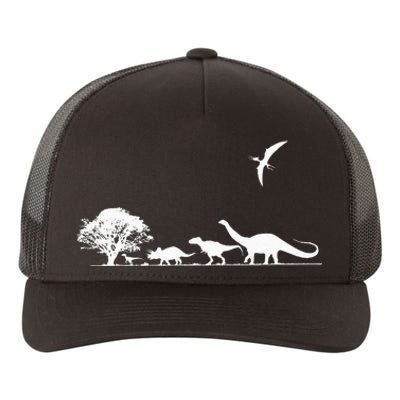 Dinosaurs Prehistoric Dinosaur Kids Or Adults Dino Yupoong Adult 5-Panel Trucker Hat