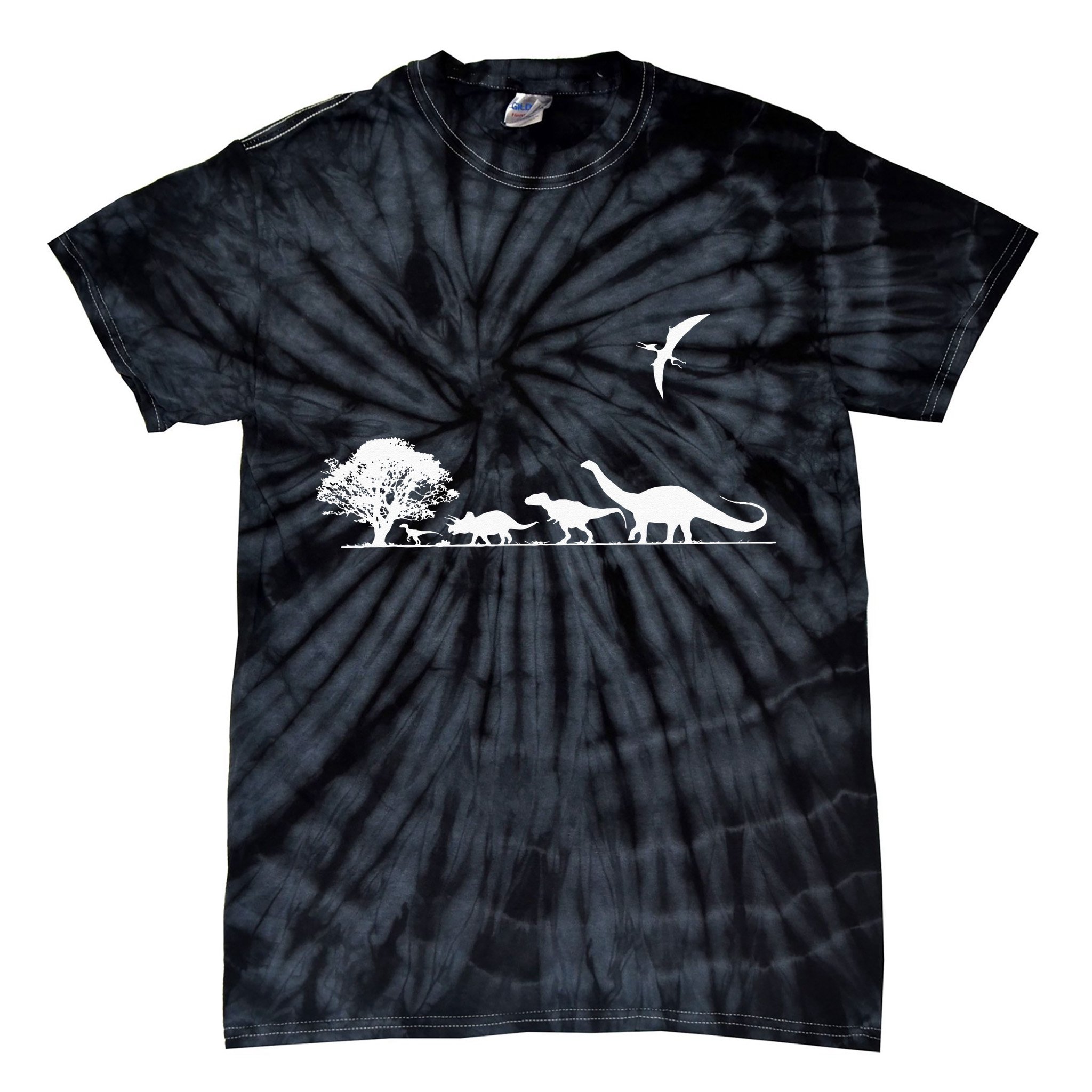 Dinosaurs Prehistoric Dinosaur Kids Or Adults Dino Tie-Dye T-Shirt
