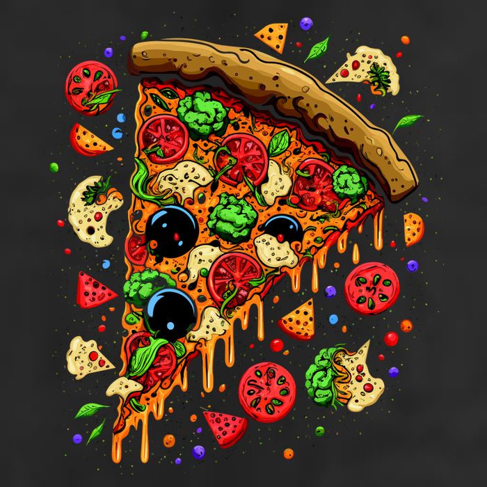 Delicious Pizza Cool Comfort Performance Bucket Hat