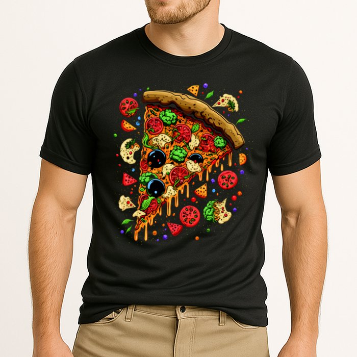 Delicious Pizza Cooling Performance Crew T-Shirt