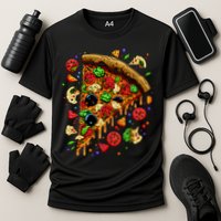 Delicious Pizza Cooling Performance Crew T-Shirt