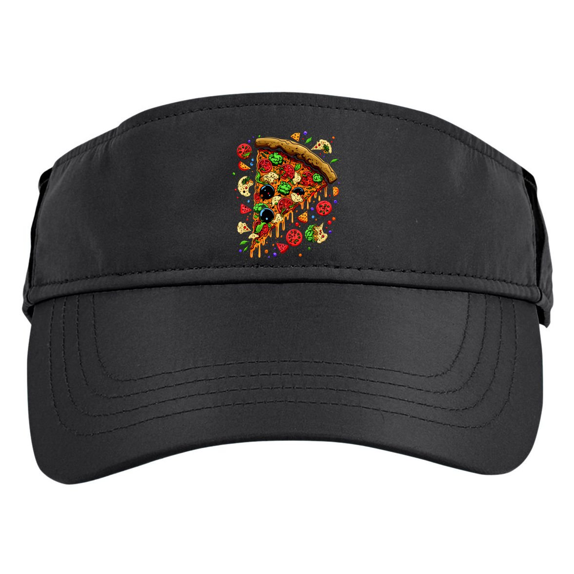 Delicious Pizza Adult Drive Performance Visor