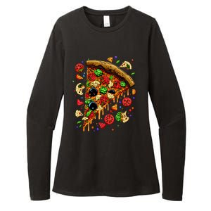 Delicious Pizza Womens CVC Long Sleeve Shirt