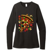 Delicious Pizza Womens CVC Long Sleeve Shirt