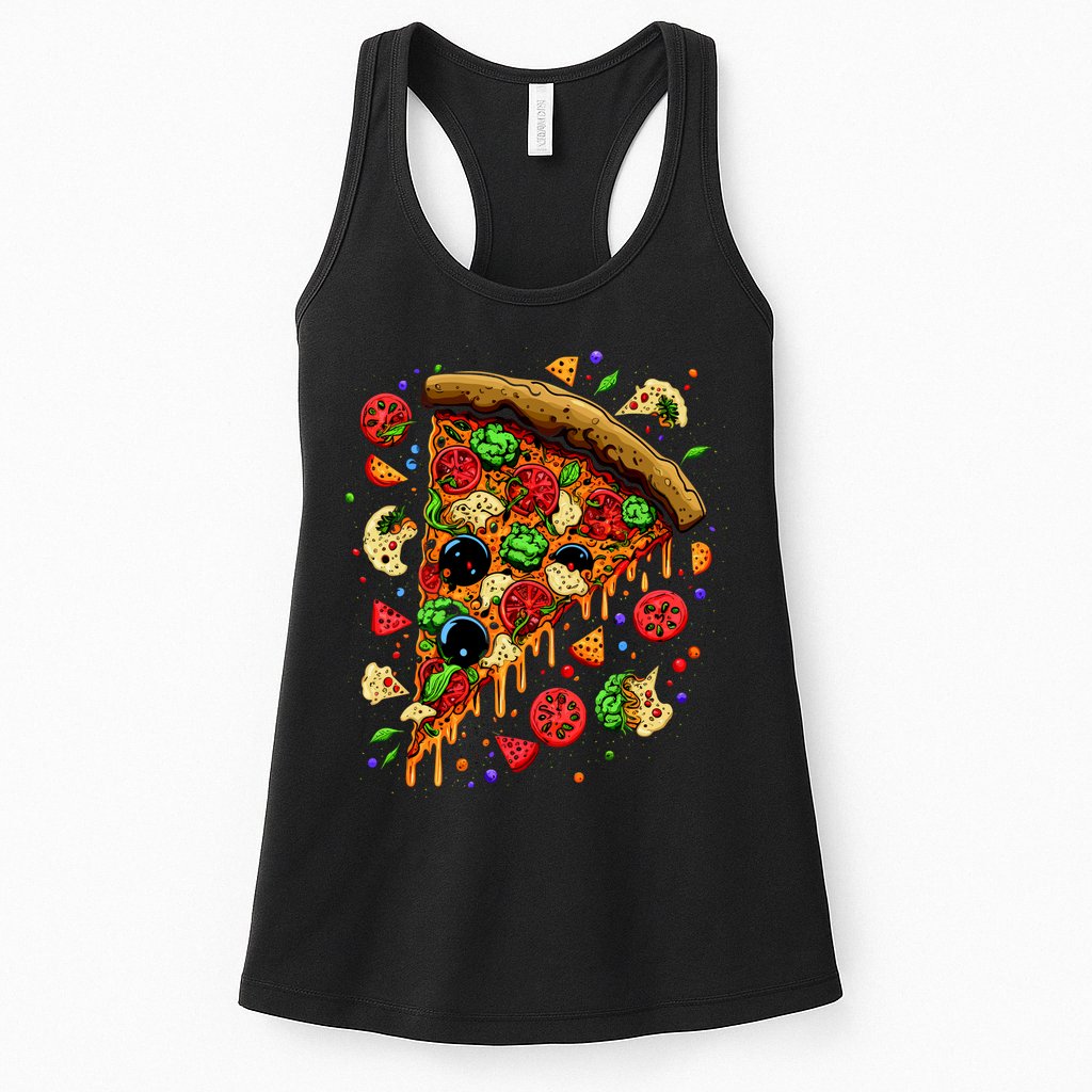 Delicious Pizza Womens Tank Top