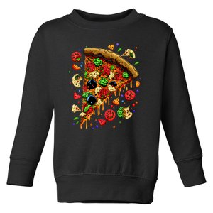 Delicious Pizza Toddler Sweatshirt