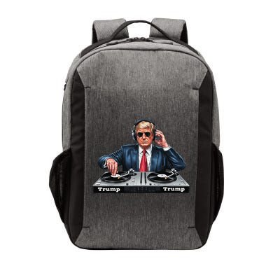 Dj President Donald Trump Funny Music Mixer Turntable Joke Vector Backpack