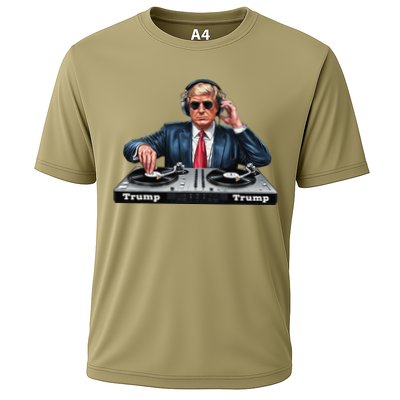 Dj President Donald Trump Funny Music Mixer Turntable Joke Performance Shirt