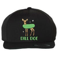 Dill Pickle Dill Doe Dark Humor Inappropriate Offensive Wool Snapback Cap