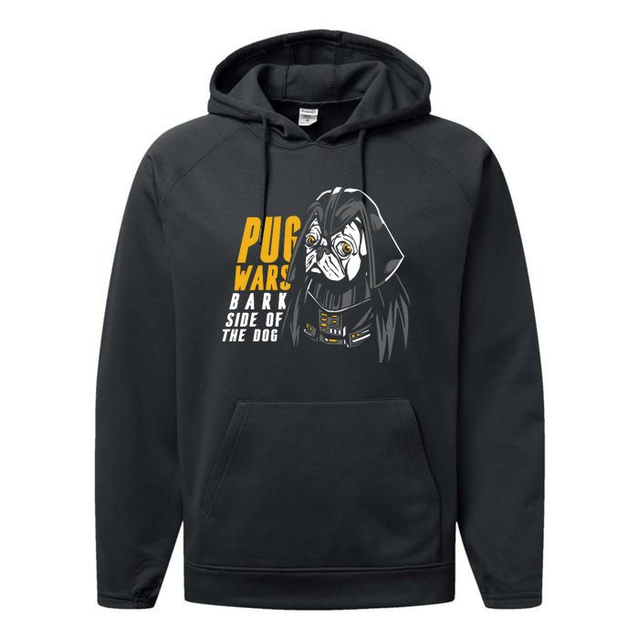 Darth Pug Performance Fleece Hoodie