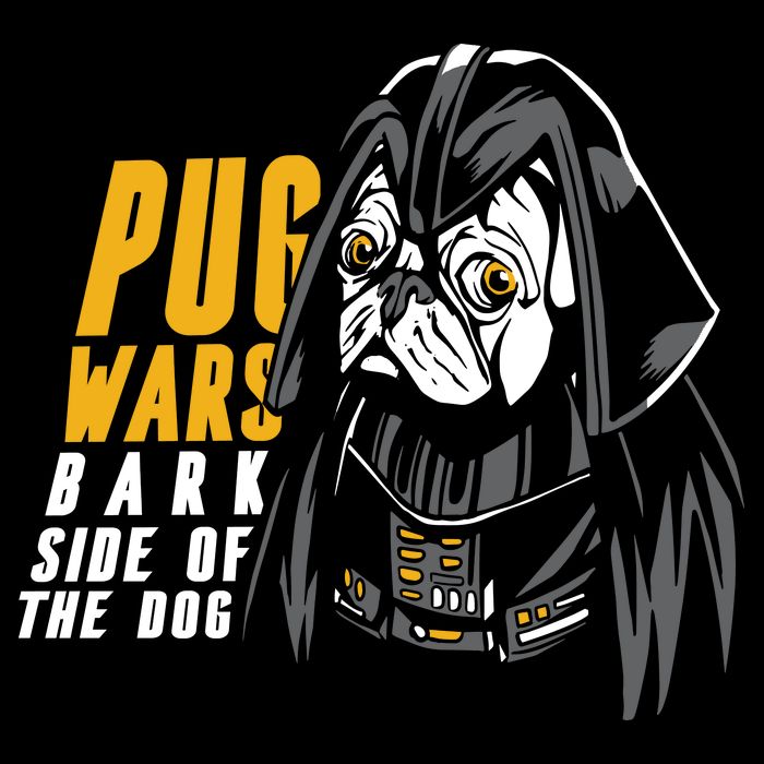 Darth Pug USA-Made Doggie Bandana