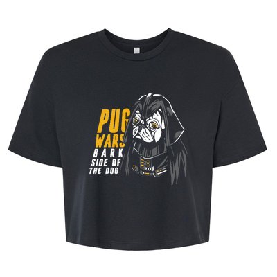 Darth Pug Bella+Canvas Jersey Crop Tee