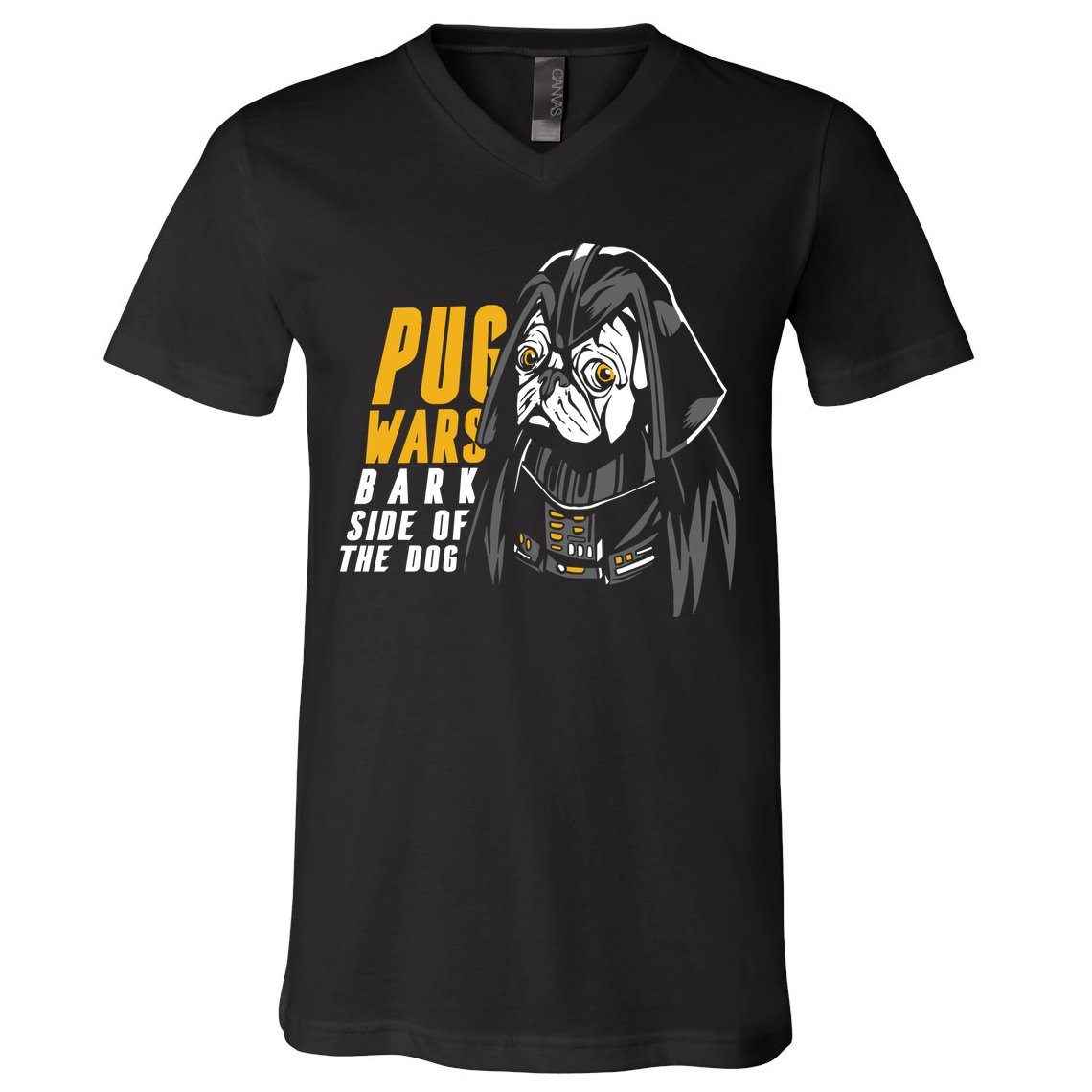 Darth Pug V-Neck T-Shirt