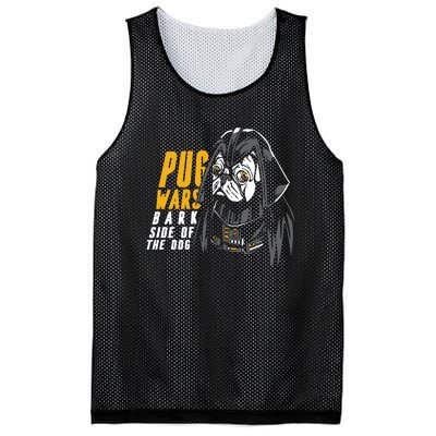 Darth Pug Mesh Reversible Basketball Jersey Tank