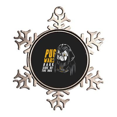 Darth Pug Metallic Star Ornament