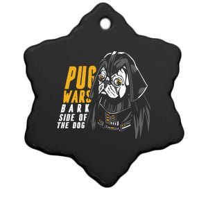 Darth Pug Ceramic Star Ornament