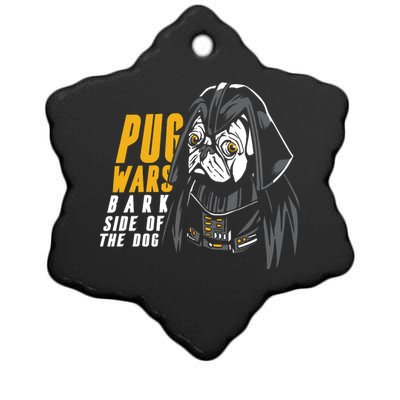 Darth Pug Ceramic Star Ornament