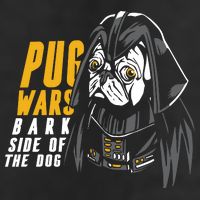Darth Pug Golf Towel