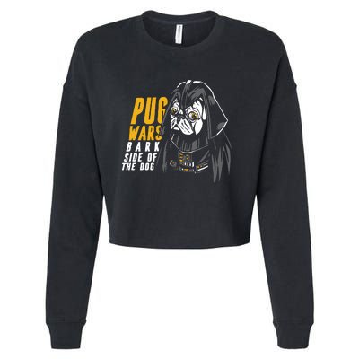 Darth Pug Cropped Pullover Crew