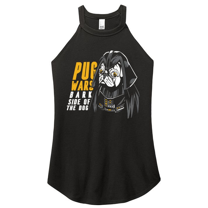 Darth Pug Women's Perfect Tri Rocker Tank