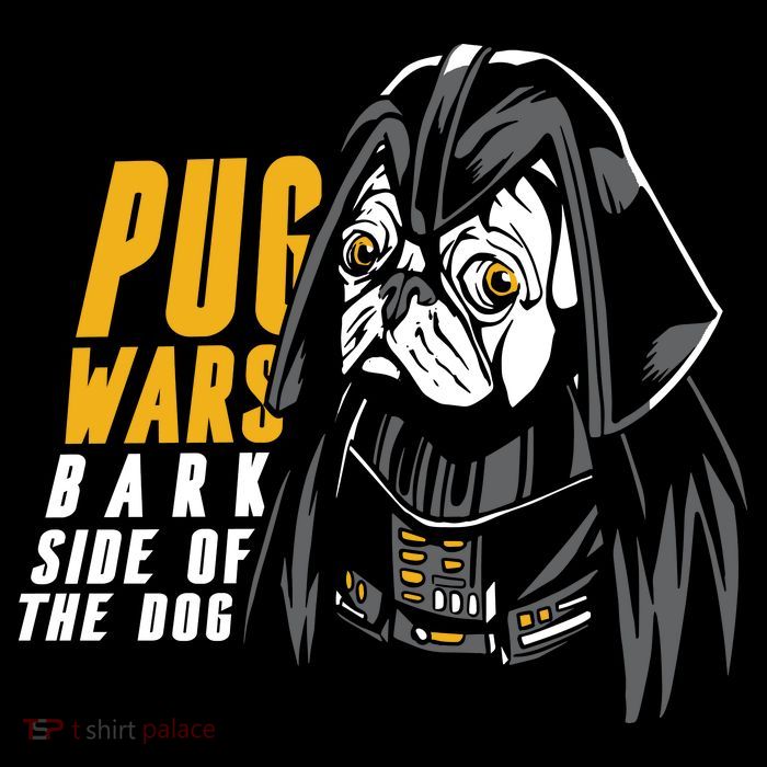 Darth Pug Wool Snapback Cap