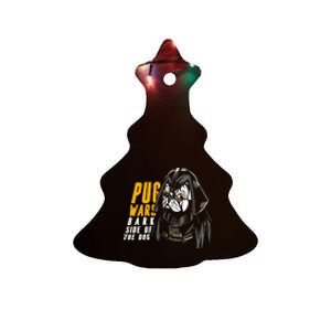 Darth Pug Ceramic Tree Ornament