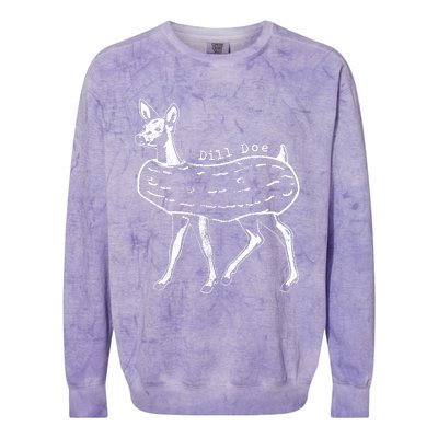 Dill Pickle Dill Doe Colorblast Crewneck Sweatshirt