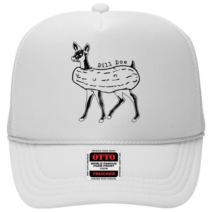 Dill Pickle Dill Doe High Crown Mesh Back Trucker Hat