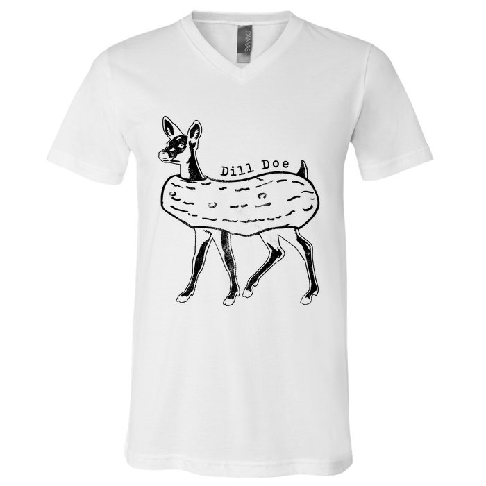 Dill Pickle Dill Doe V-Neck T-Shirt